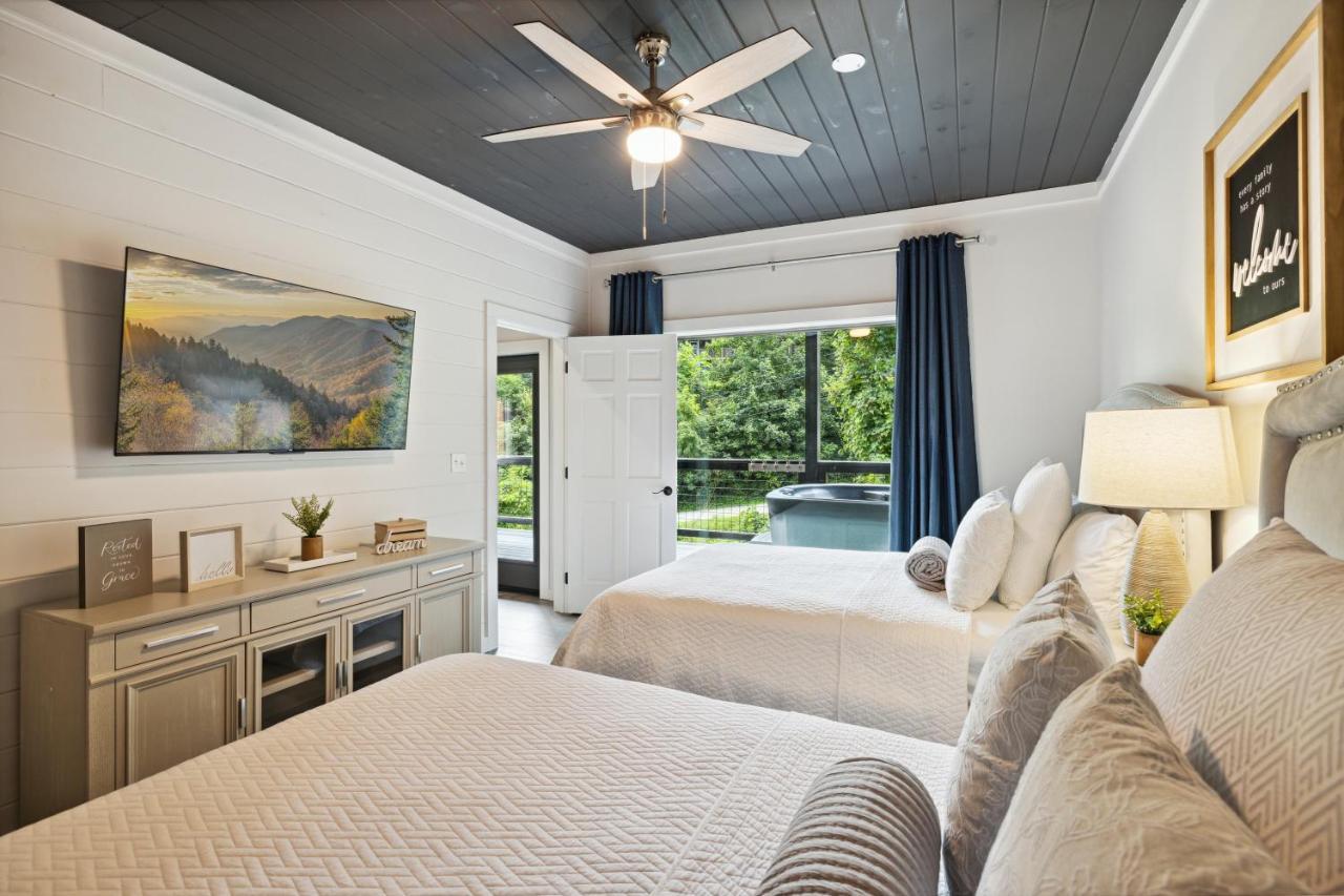 Sunset Chalet Cabin جاتلينبرج المظهر الخارجي الصورة