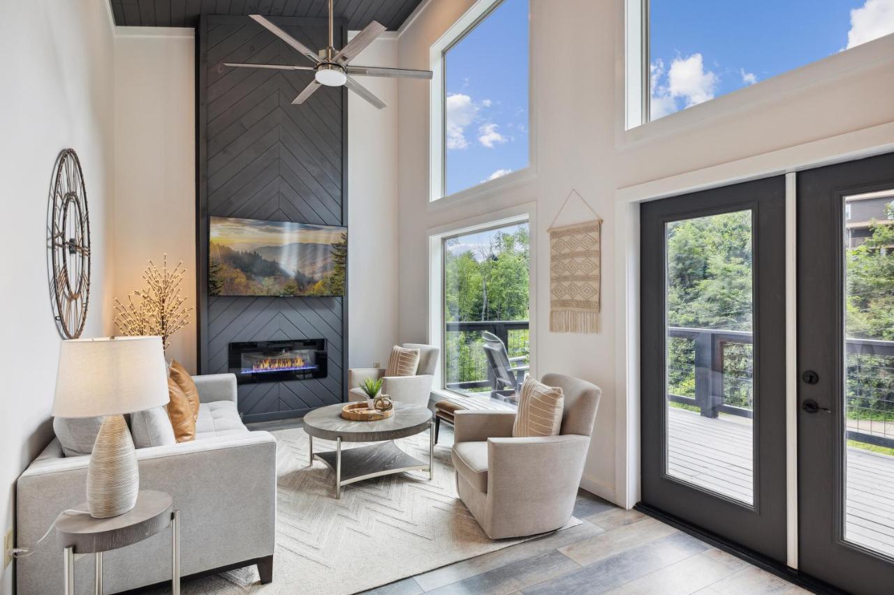 Sunset Chalet Cabin جاتلينبرج المظهر الخارجي الصورة