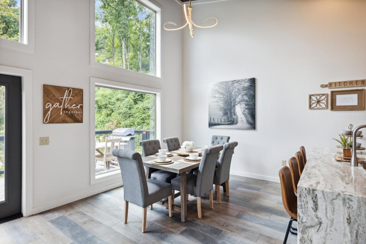 Sunset Chalet Cabin جاتلينبرج المظهر الخارجي الصورة